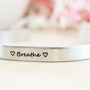 Silvertone ‘Breathe’ Adjustable Cuff